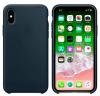 Оригинален гръб Silicone Cover за Apple iPhone X / iPhone XS - мастилен