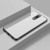 Луксозен стъклен твърд гръб за Huawei Mate 10 Lite - бял