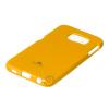 Луксозен силиконов калъф / кейс / TPU Mercury GOOSPERY Jelly Case за Samsung Galaxy S6 Edge+ G928 / S6 Edge Plus - оранжев