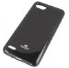 Луксозен силиконов калъф / гръб / TPU Mercury GOOSPERY Jelly Case за LG Q6 - черен