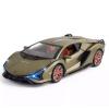 Метална кола с отварящи се врати капаци светлини и звуци Lamborghini Sian 1:24