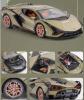 Метална кола с отварящи се врати капаци светлини и звуци Lamborghini Sian 1:24