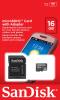 Карта памет Micro SDHC Card SanDisk 16GB + Micro SD Adapter