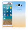Силиконов гръб / калъф / TPU за Samsung Galaxy J3 2016 J320 - синьо и жълто / преливащ