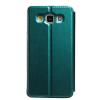 Луксозен калъф Flip тефтер S-View със стойка KALAIDENG Sun Series за Samsung Galaxy A7 - зелен