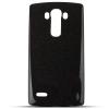 Ултра тънък силиконов калъф / гръб / TPU Ultra Thin Candy Case за LG G4 - черен / брокат