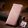 Кожен калъф Flip тефтер Magnetic Book със стойка за Motorola Moto G24 / G04 / E14 - Rose Gold