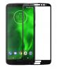 3D full cover Tempered glass screen protector Motorola Moto G6 Plus / Извит стъклен скрийн протектор Motorola Moto G6 Plus - черен