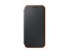 Оригинален калъф Neon Flip Cover EF-FA320PBEGWW за Samsung Galaxy A3 2017 A320 - черен