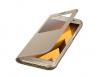 Оригинален калъф S-View Standing Cover EF-CA520PFEGWW за Samsung Galaxy A5 2017 A520 - златисит