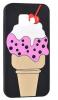 Силиконов калъф / гръб / TPU 3D за Samsung Galaxy A5 2017 A520 - Ice Cream / черен