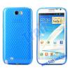 Силиконов калъф / гръб / TPU 3D за Samsung Galaxy Note 2 II N7100 - син