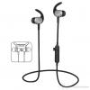 Стерео Bluetooth / Wireless слушалки MS-T3 - черни със сребристо