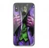 Луксозен стъклен твърд гръб за Huawei P30 Lite - Joker / Suit