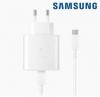 Оригинално зарядно за Samsung Galaxy Note 20, EP-TA800 Super Charge 25W - бяло