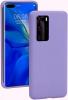Луксозен силиконов калъф / гръб / Nano TPU за Samsung Galaxy S21 Ultra - светло лилав