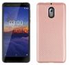 Силиконов калъф / гръб / TPU за Nokia 2.1 2018 - Rose Gold / Carbon