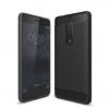 Силиконов калъф / гръб / TPU за Nokia 5 2017 - черен / Carbon