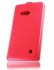 Кожен калъф Flip тефтер Flexi за Nokia Lumia 730 / Lumia 735 - червен