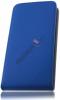 Кожен калъф Flip тефтер Flexi със силиконов гръб за LG K10 - син