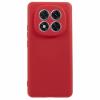 Силиконов калъф / кейс / Nano TPU за Xiaomi Redmi Note 14 Pro Plus - червен гръб със защита за камерата