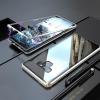 Магнитен калъф Bumper Case 360° FULL за Samsung Galaxy Note 9 - прозрачен / сребриста рамка