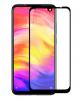 3D full cover Tempered glass Full Glue screen protector Xiaomi Redmi Note 7 / Извит стъклен скрийн протектор с лепило от вътрешната страна за Xiaomi Redmi Note 7 - черен