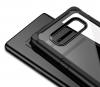 Луксозен твърд гръб със силиконов кант IPAKY за Samsung Galaxy S8 G950 - прозрачен / черен кант