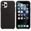 Оригинален гръб Silicone Cover за Apple iPhone 11 6.1" - черен