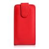 Кожен калъф Flip тефтер за LG Optimus G  - червен