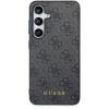 Оригинален калъф / кейс / Guess HC 4G Metal Gold Logo за Samsung Galaxy S24 - черен гръб