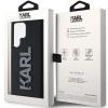 Оригинален калъф / гръб / Karl Lagerfeld 3D Glitter Logo кейс за Samsung Galaxy S24 Ultra - черен Karl