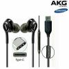 Оригинални стерео слушалки AKG / handsfree / за Samsung Galaxy S10 Lite / A91 Type-C - черни