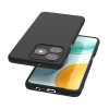 Силиконов калъф / кейс за Honor X5c / X5c Plus - черен гръб със защита за камерата