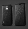 Луксозен кожен калъф Flip тефтер Kalaideng Oscar II за Samsung Galaxy S5 G900 / Samsung S5 G900 - черен
