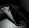 Луксозен стъклен твърд гръб за Huawei Y7 2019 - черен