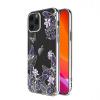 Луксозен твърд гръб KINGXBAR Swarovski Diamond за Apple iPhone 12 /12 Pro 6.1'' - прозрачен със сребрист кант / пеперуди