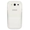 Bumper силиконова обвивка за Samsung Galaxy S3 S III SIII I9300 - бял прозрачен