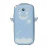Силиконов предпазен калъф / гръб / TPU за Samsung Galaxy S3 I9300 / SIII I9300 - светло син / фея