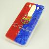 Силиконов калъф / гръб / TPU за LG G3 D850 - FC Barcelona / синьо и червено