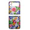 Луксозен твърд гръб / кейс / за Samsung Galaxy Z Flip4 5G - Шарени цветя