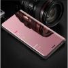 Луксозен калъф Clear View Cover с твърд гръб за Samsung Galaxy A80 - Rose Gold