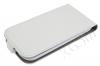 Кожен калъф Flip тефтер със силиконов гръб Flexi за Sony Xperia Z2 - бял
