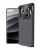 Луксозен силиконов калъф / кейс / TPU Auto Focus за Xiaomi Redmi Note 14 Pro - черен / Carbon