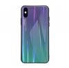 Луксозен стъклен твърд гръб Aurora за Huawei P30 Pro - преливащ / лилав