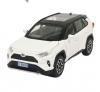 Метална кола Toyota RAV4 с отварящи се врати капаци светлини и звуци 1:32