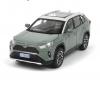 Метална кола Toyota RAV4 с отварящи се врати капаци светлини и звуци 1:32