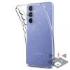 Силиконов калъф / гръб / TPU кейс за Samsung Galaxy A25 - прозрачен със брокат