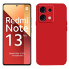 Силиконов калъф / кейс / Nano TPU за Xiaomi Redmi Note 13 Pro 4G - червен гръб със защита за камерата