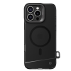 Оригинален удароустойчив гръб TPU кейс Youngkit Hidden Sand Series Case с безжично зареждане MagSafe за Apple iPhone 16 (6.1) - черен